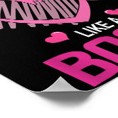 私の母のビート乳がんボス戦士Survのような ポスター (角)