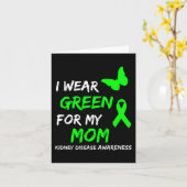 私の母のリボンのための病気I衣服グリーン カード (黄色い花)