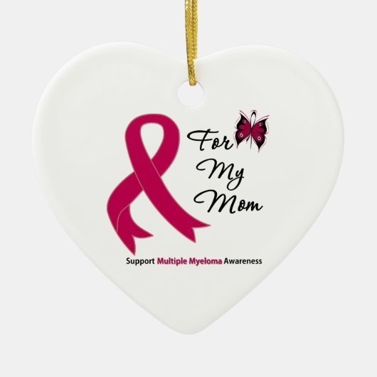 私の母の多発性骨髄腫 セラミックオーナメント (正面)