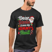 私の母の家庭のクリスマスおもしろいは悪かった Tシャツ (正面)