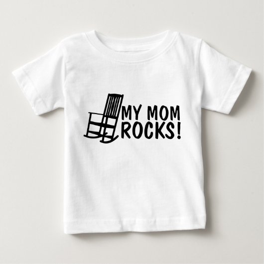 私の母の岩 ベビーTシャツ (正面)