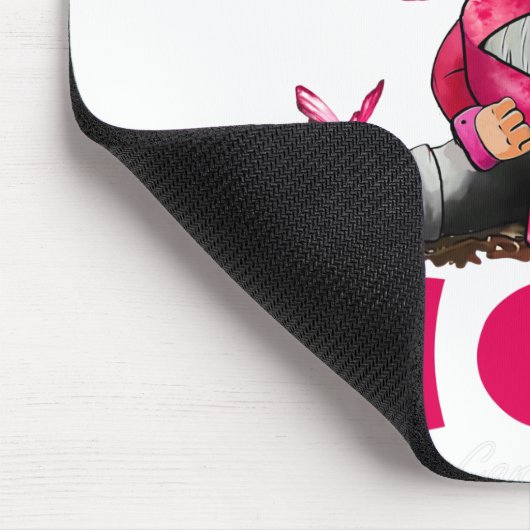 私の母の愛する記憶の中で乳がん認識度 マウスパッド (コーナー)