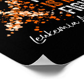 私の母の戦いは私の戦い – 白血病認識度ギ ポスター (角)