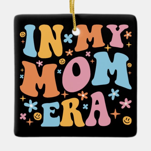 私の母の時代に セラミックオーナメント (正面)