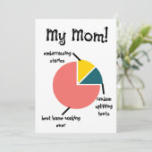 私の母の特徴おもしろい、母のカスタムために驚く シーズンカード (スタンド正面)