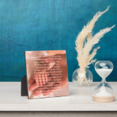 私の母の詩のプレート フォトプラーク (インサイチュ)