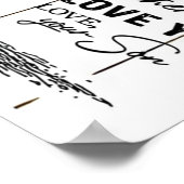 私の母の贈り物にかわいい息子 |素敵な家族の贈り物 ポスター (角)