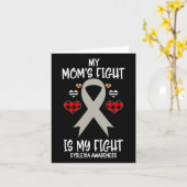 私の母の闘争は私の闘争 認知向上 カード (黄色い花)