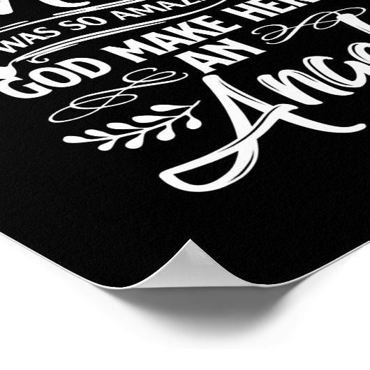 私の母の驚くべき神は彼女を天使の記念碑にする ポスター (角)