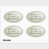 私の母はプロの選択のステッカーシート – 楕円 楕円形シール (シート)