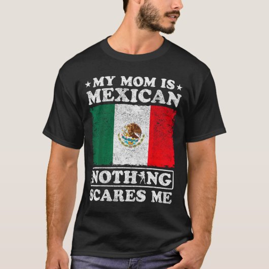 私の母はメキシコ人です Nothing Es Me Mexico 母の日 Tシャツ (正面)