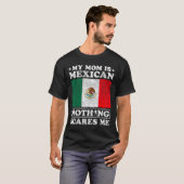 私の母はメキシコ人です Nothing Es Me Mexico 母の日 Tシャツ (正面フル)