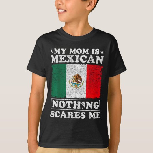 私の母はメキシコ人 Nothing Es Me Mexico 母の日 Tシャツ (正面)