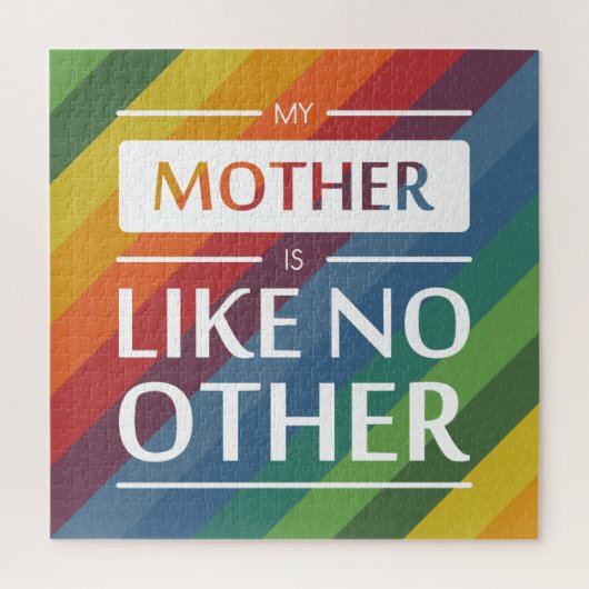 私の母は他に類を見ない ジグソーパズル (縦)