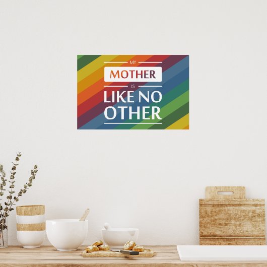 私の母は他に類を見ない ポスター (キッチン)
