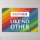 私の母は他に類を見ない ポスター (正面)
