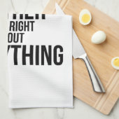 私の母は何でも正しかった キッチンタオル (四つ折り)