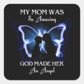 私の母は母にとって素晴らしい母の日のプレゼントだった スクエアシール (正面)