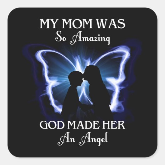 私の母は母にとって素晴らしい母の日のプレゼントだった スクエアシール (正面)
