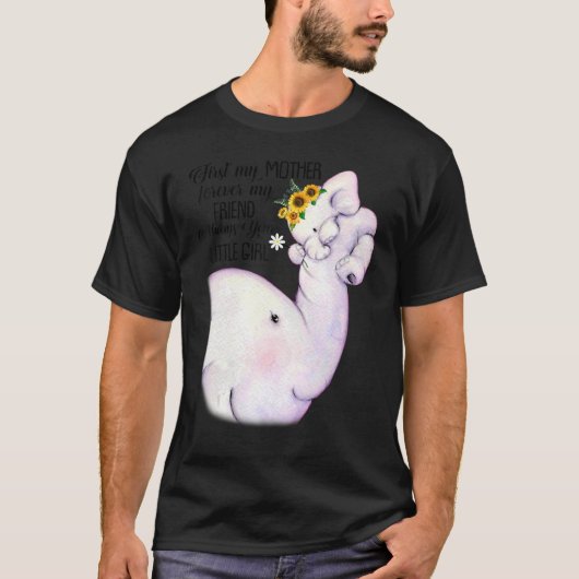 私の母は永遠に私の友人はいつもあなたの小さい Tシャツ (正面)