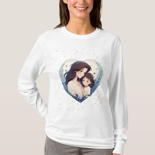 私の母は永遠に私の友人を最初に Tシャツ (正面)