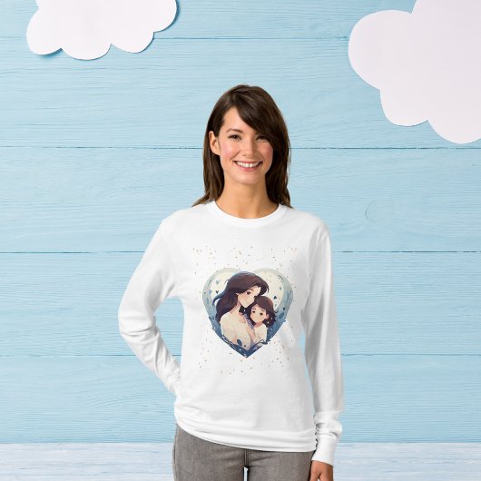 私の母は永遠に私の友人を最初に Tシャツ