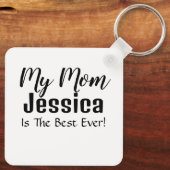 私の母は永遠の母最高の母の日のキーチェイン キーホルダー (裏面)