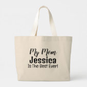 私の母は永遠の母最高の母の日の大きなトートバッグである ラージトートバッグ (裏面)