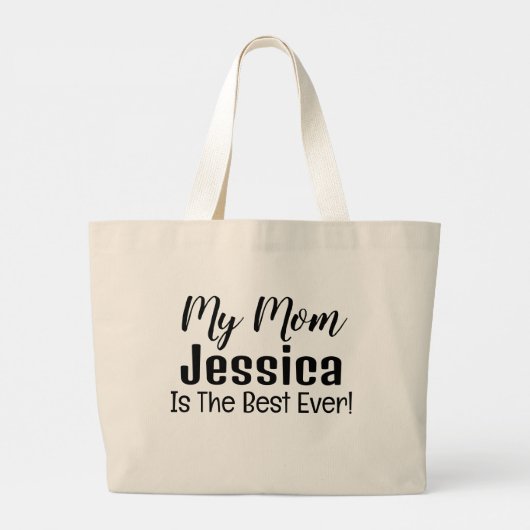 私の母は永遠の母最高の母の日の大きなトートバッグである ラージトートバッグ (裏面)