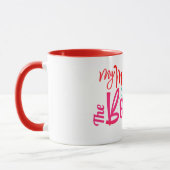 私の母は爆弾コーヒーマグ マグカップ (左)