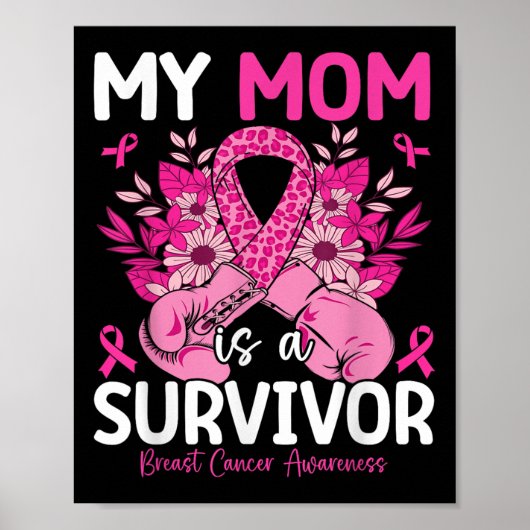 私の母は生存者が乳がんを支えている ポスター (正面)