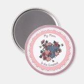 私の母は磁石素晴らしだ マグネット (正面/裏面)