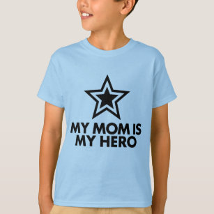 私の母は私のヒーローだ Tシャツ