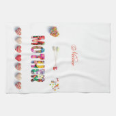 私の母は私の女王だ キッチンタオル (横)