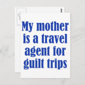 私の母は罪の旅の旅行代理店だ ポストカード (正面/裏面)