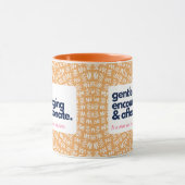 私の母は高価で優しい、励ましと愛情 マグカップ (中央)