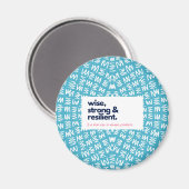 私の母は高価で強く、強い マグネット (正面/裏面)