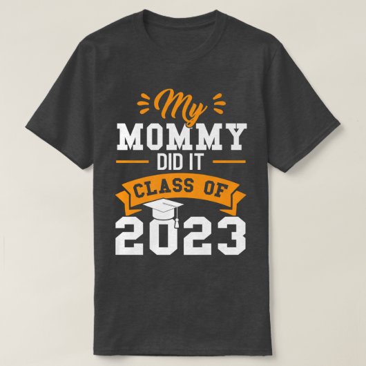 私の母は2023年の音楽の授業を聞した Tシャツ (デザイン正面)