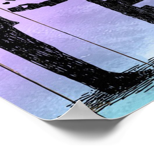 私の母への息子の手紙、母の誕生日ギフト ポスター (角)