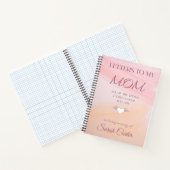 私の母への手紙メモリアル・ジャーナル、母の喪失 ノートブック (内部)