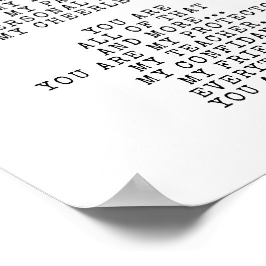 私の母への歌 |この詩をカスタマイズする ポスター (角)