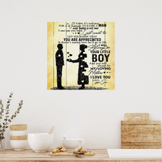 私の母への贈り物最高の、母への贈り物。 ポスター (キッチン)