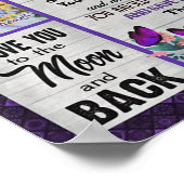 私の母へ – 内 – 法律贈り物，母誕生日贈り物 ポスター (角)