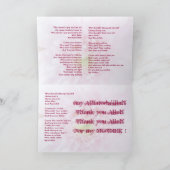 私の母をアラーありがとう! サンキューカード (内部)