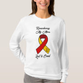 私の母を思い出す |コビデ失ったィ記念碑へ Tシャツ (正面)