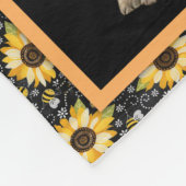 私の母パーソナライズされたに娘の象からの愛 フリースブランケット (角)