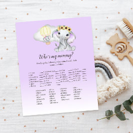 私の母パープルのベビーゲーム