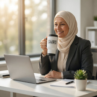 私の母ムスリムパーソナライズされたママへの私のジャナの贈り物 トラベルマグ