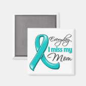 私の母恋しく思は毎日卵巣がん マグネット (正面/裏面)