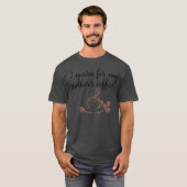 私の母恋しく思母のコーヒーレトロ Tシャツ (正面フル)